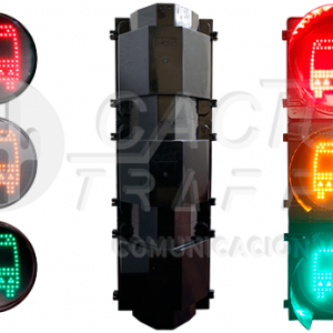 Semáforo Led 30 cms mica de color – CACTUS TRAFFIC